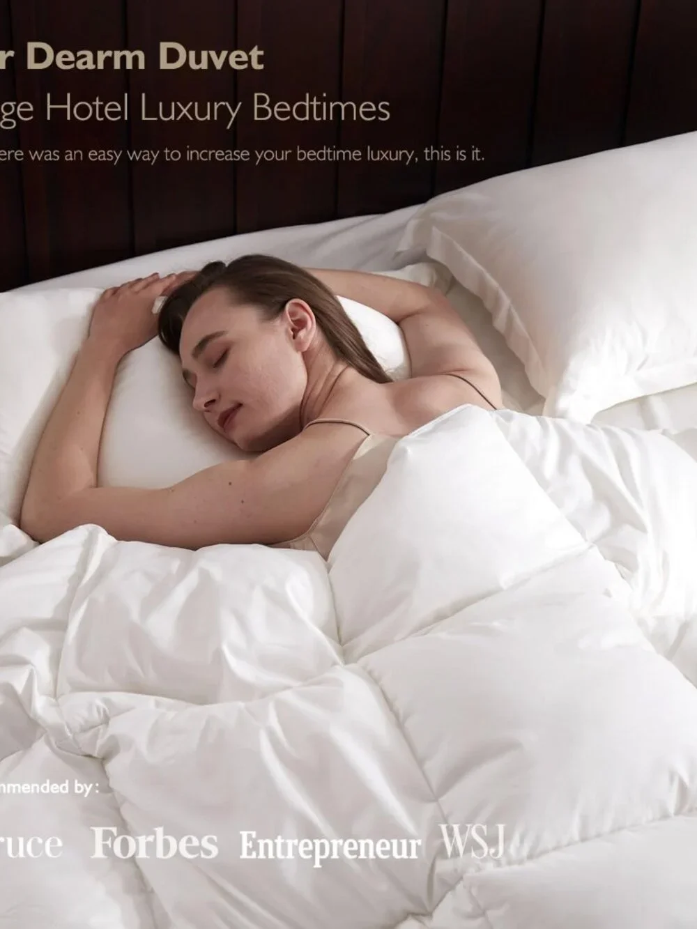 Cobnom Feather Down Comforter Full Size Medium Warm All Season 82x86 Inch White